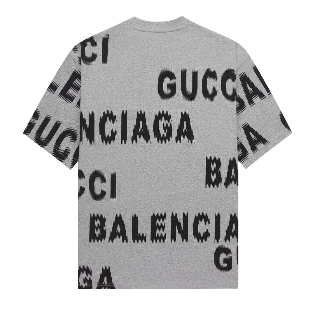 グッチGUCCI限定スーパーコピー半袖Tシャツコットングレー柔らかい高級花柄_2