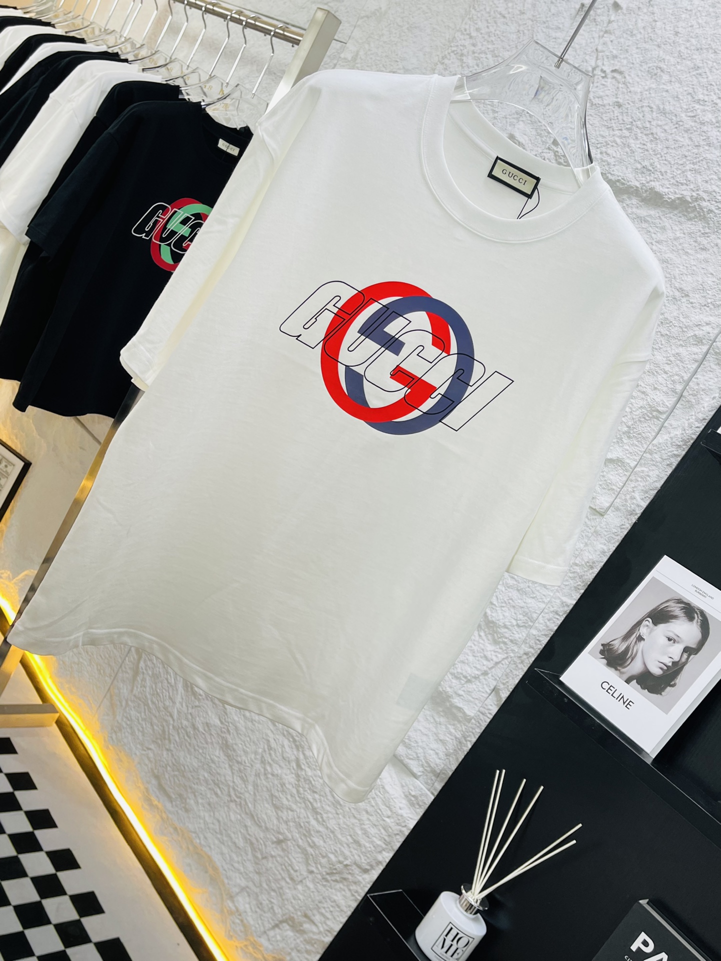 グッチスーパーコピー半袖Tシャツコットンホワイト柔らかい高級花柄_7