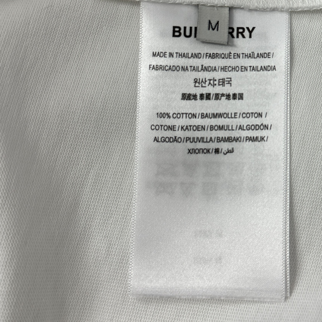 バーバリー BURBERRY限定 スーパーコピー 半袖 Tシャツ コットン ホワイト 柔らかい 軽量 花柄_6