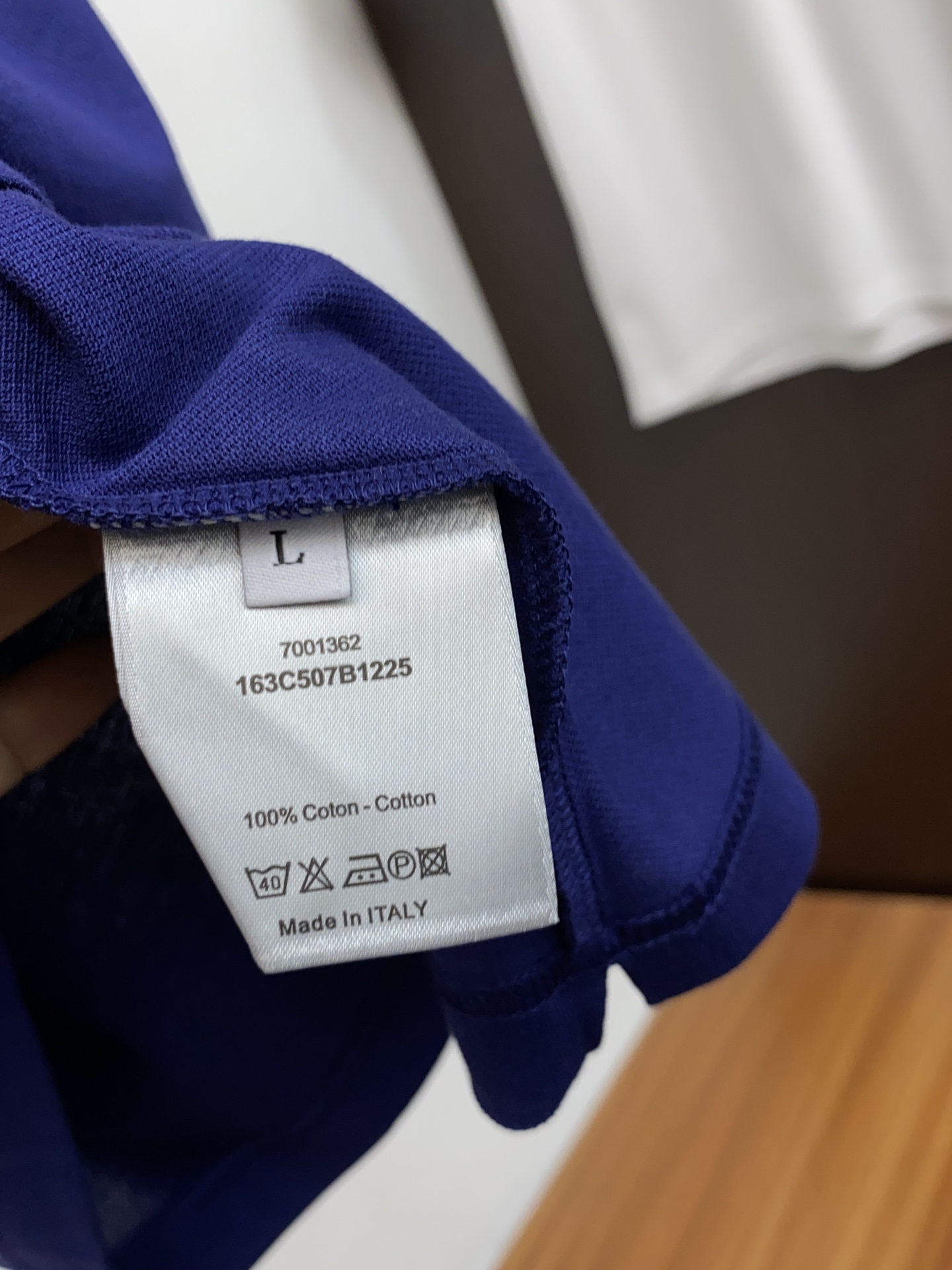 ディオール n級品 スーパーコピー 半袖 Tシャツ コットン ブルー 柔らかい 高級 花柄_4