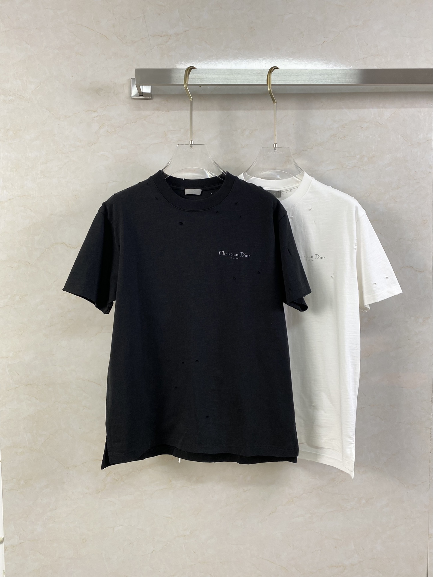 ディオール DIOR限定 スーパーコピー 半袖 Tシャツ コットン ブラック 柔らかい 高級 花柄_7