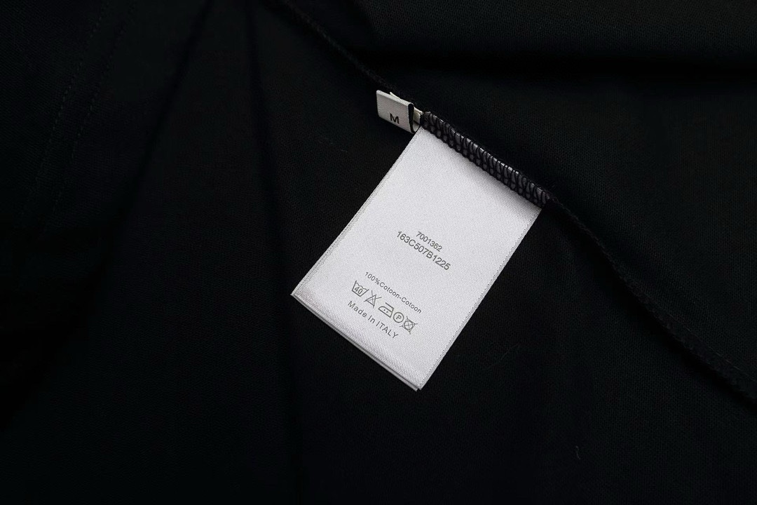 ディオール 激安通販 スーパーコピー 半袖 Tシャツ コットン ブラック 柔らかい 高級 花柄_5