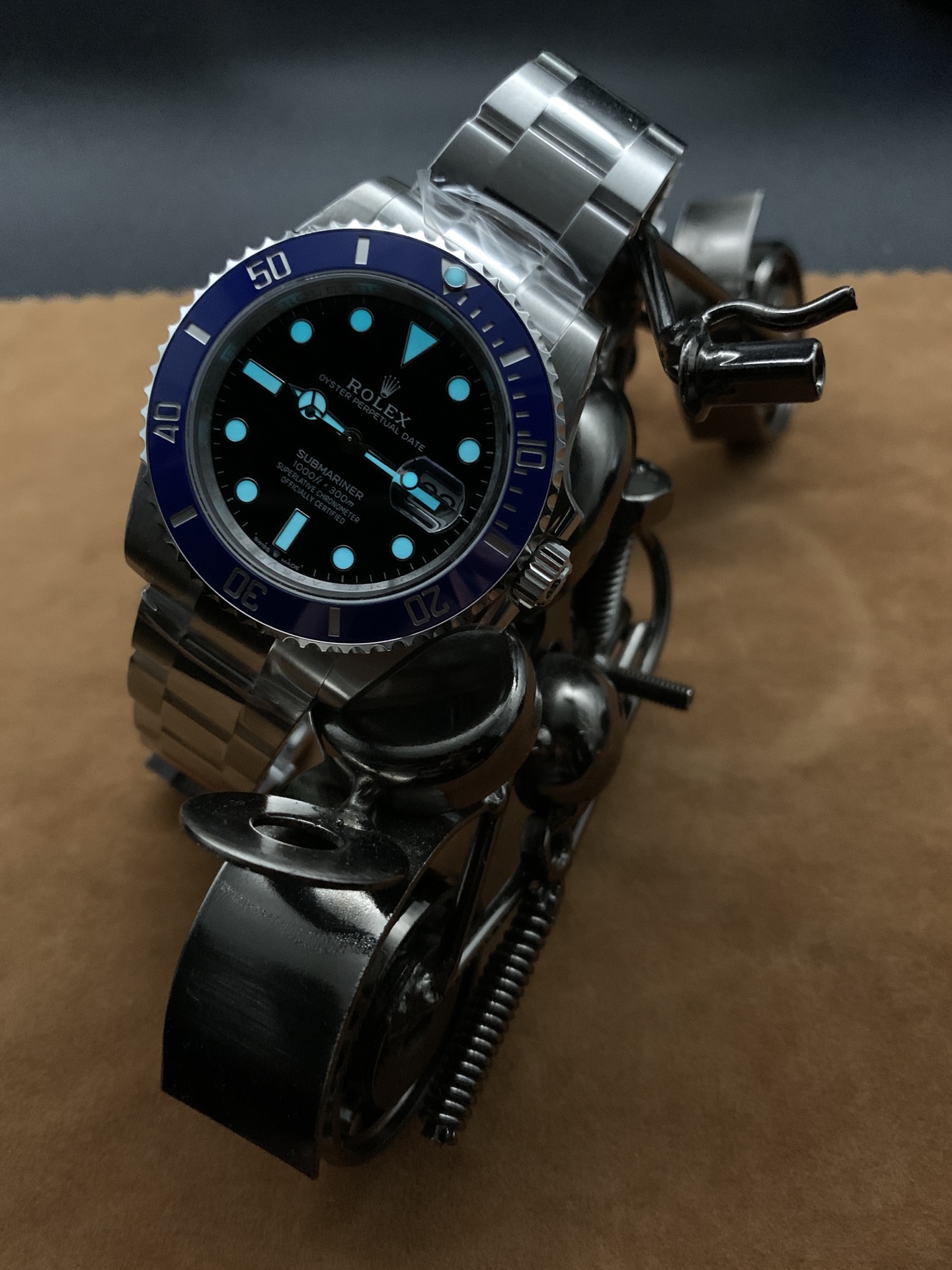 ロレックス 激安通販 コピー 腕時計 ステンレス鋼 ブラック 人気物 ビジネス カレンダー_6