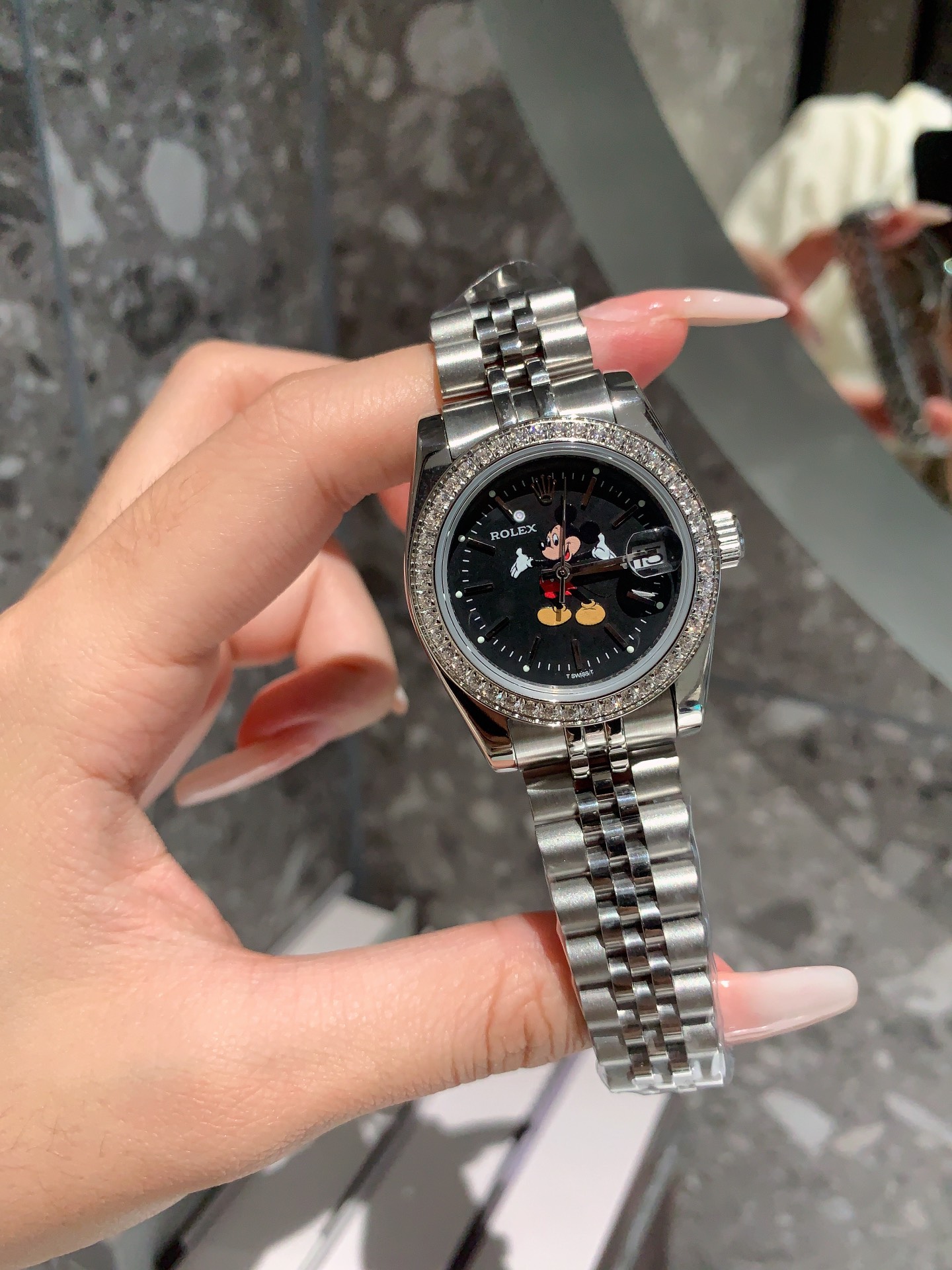 ロレックス 2024新作 コピー 腕時計 ステンレス鋼 ブラック 人気物 ビジネス カレンダー_3
