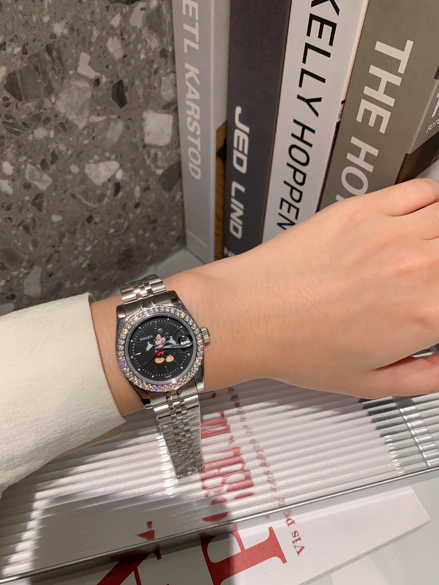 ロレックス 2024新作 コピー 腕時計 ステンレス鋼 ブラック 人気物 ビジネス カレンダー_4