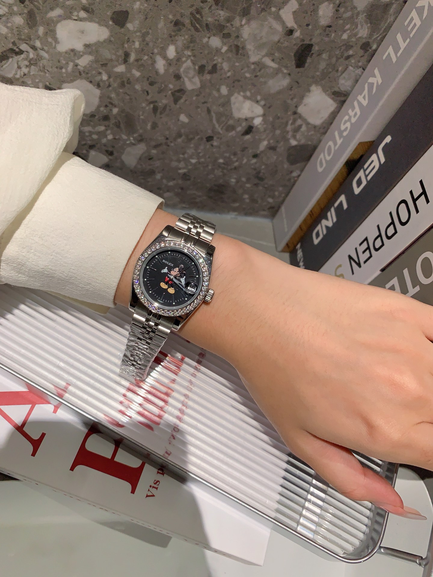 ロレックス 2024新作 コピー 腕時計 ステンレス鋼 ブラック 人気物 ビジネス カレンダー_5