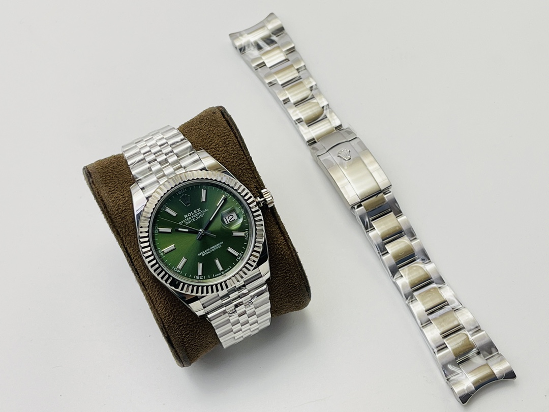 ロレックス 2024新作 コピー 腕時計 ステンレス鋼 グリーン 人気物 ビジネス カレンダー_2