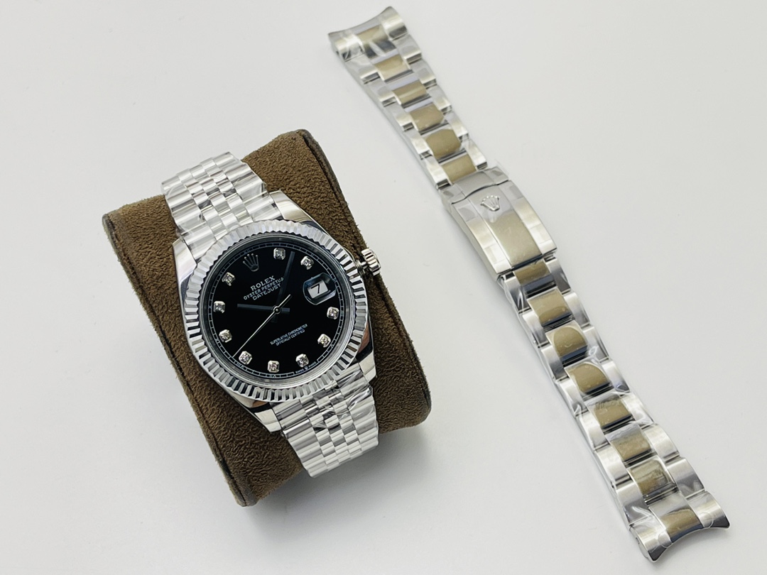 ロレックス 激安通販 コピー 腕時計 ステンレス鋼 ブラック 人気物 ビジネス カレンダー_2
