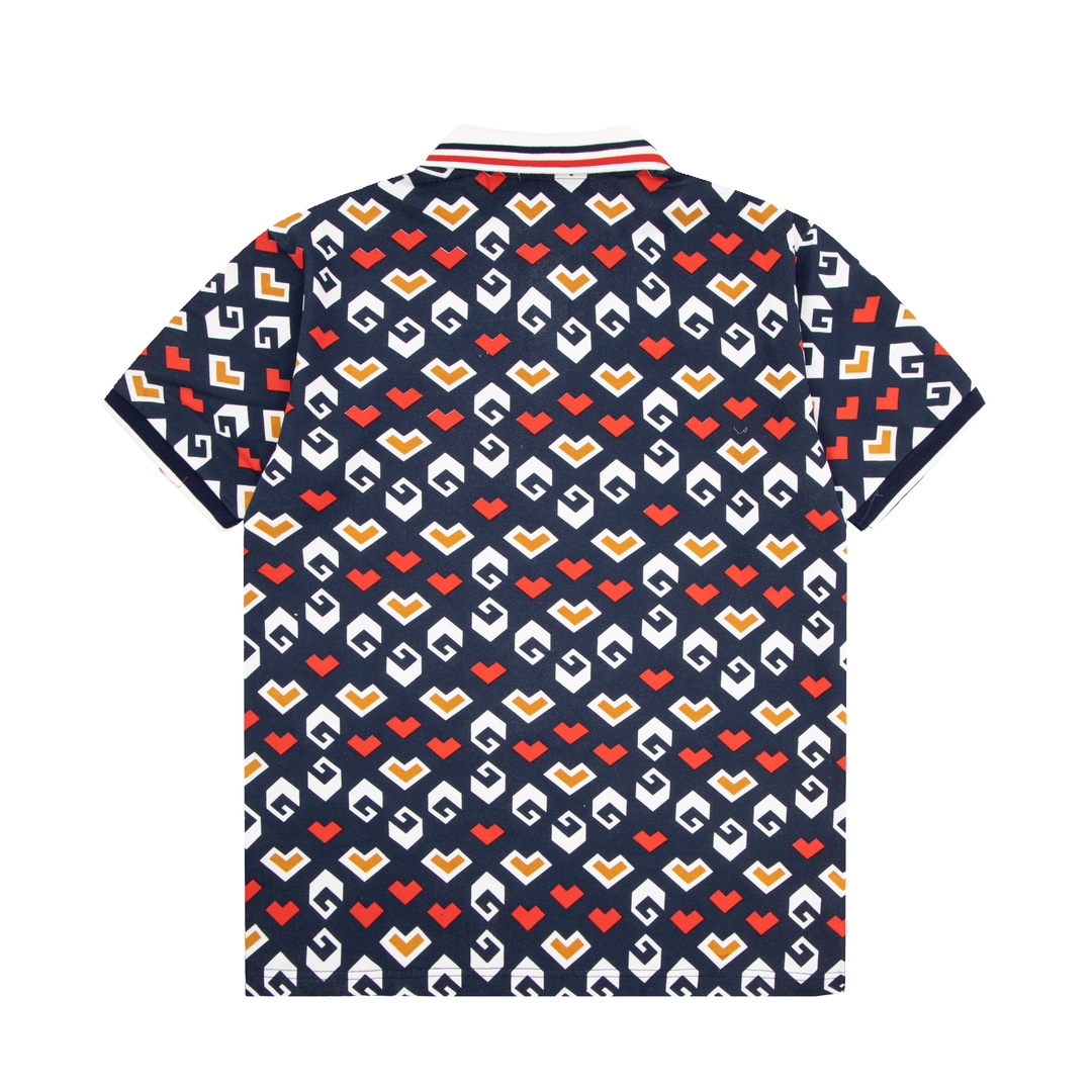 オシャレにお得100%新品グッチ人気tシャツ偽物 フルプリントのハート模様入りロゴ_2