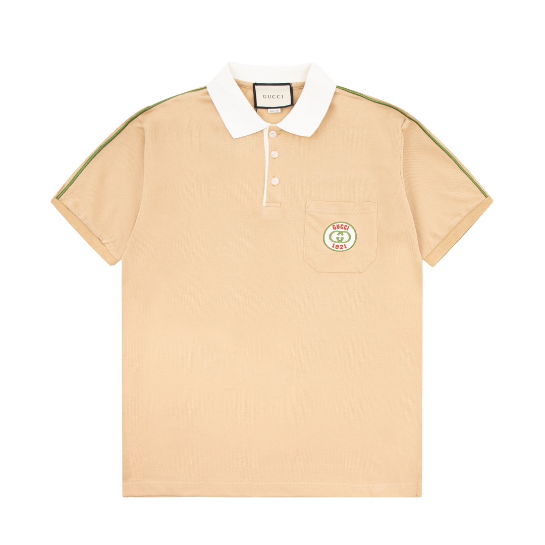 驚きの破格値人気のグッチメンズ  tシャツn級品　小さなロゴが刺繍　POLOシャツ_1