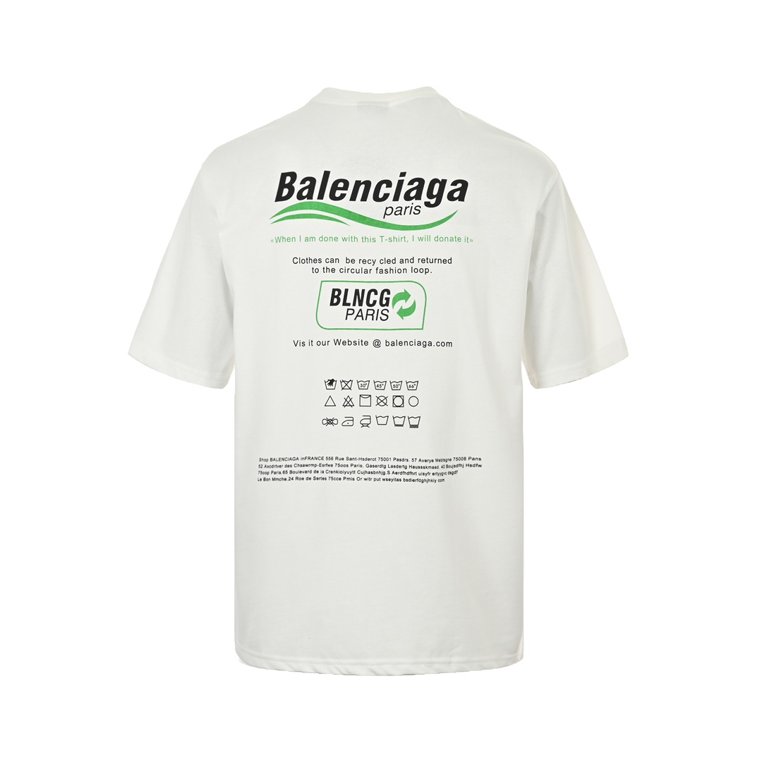 大特価！ 新商品!バレンシアガ イメージtシャツn級品　環境保護のメッセージ　プリント_3