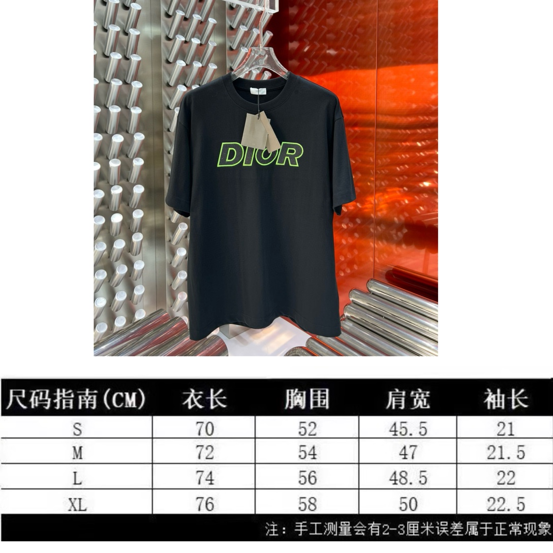 品質保証 低価 ディオールｔシャツ 偽物 丸 c 首のTシャツ   快適_7