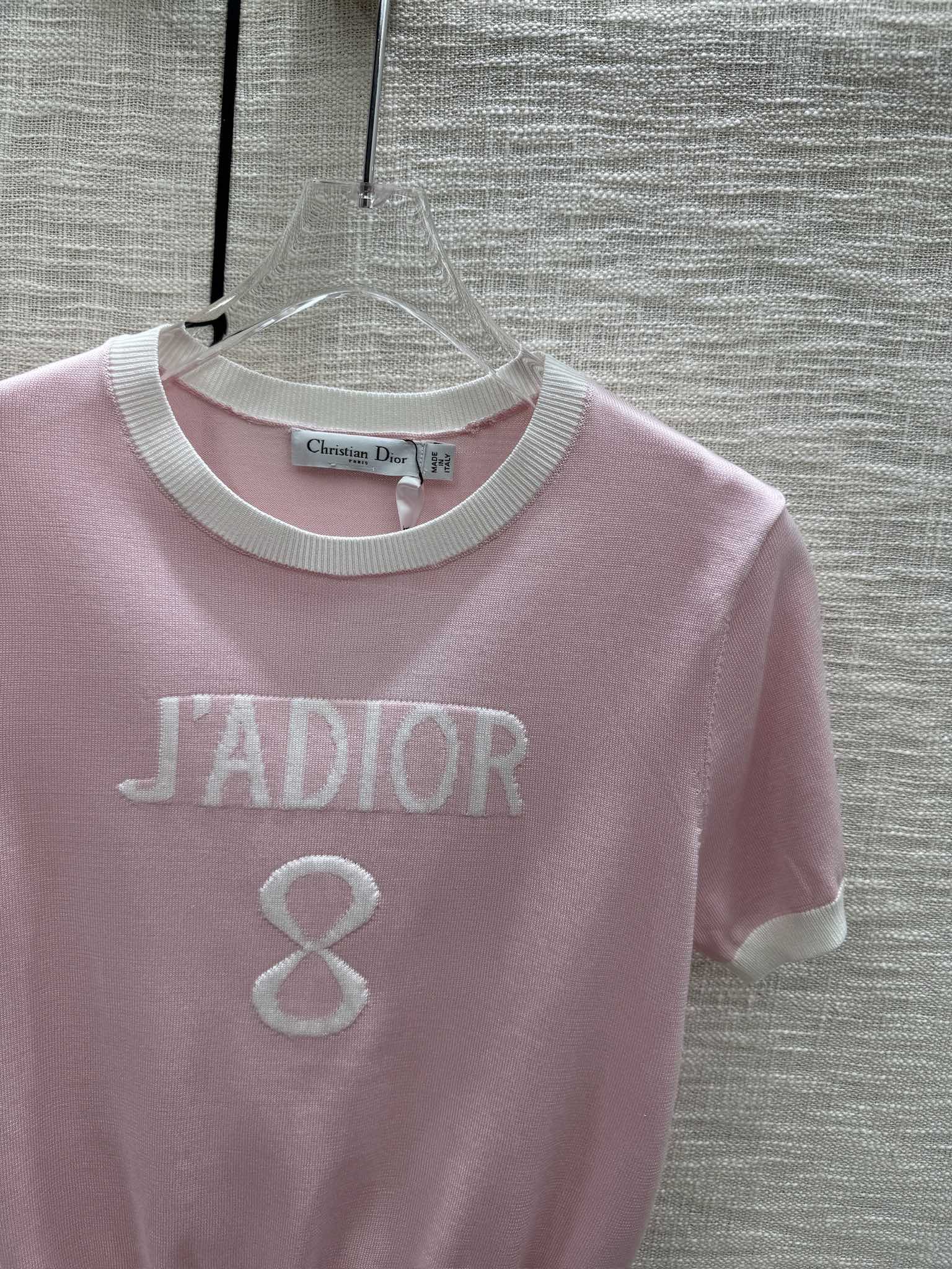 トレンド 感溢れるセール ディオール半袖tシャツスーパーコピー2024年の春夏最新コレクション ラウンドネック 数字8のロゴ_2