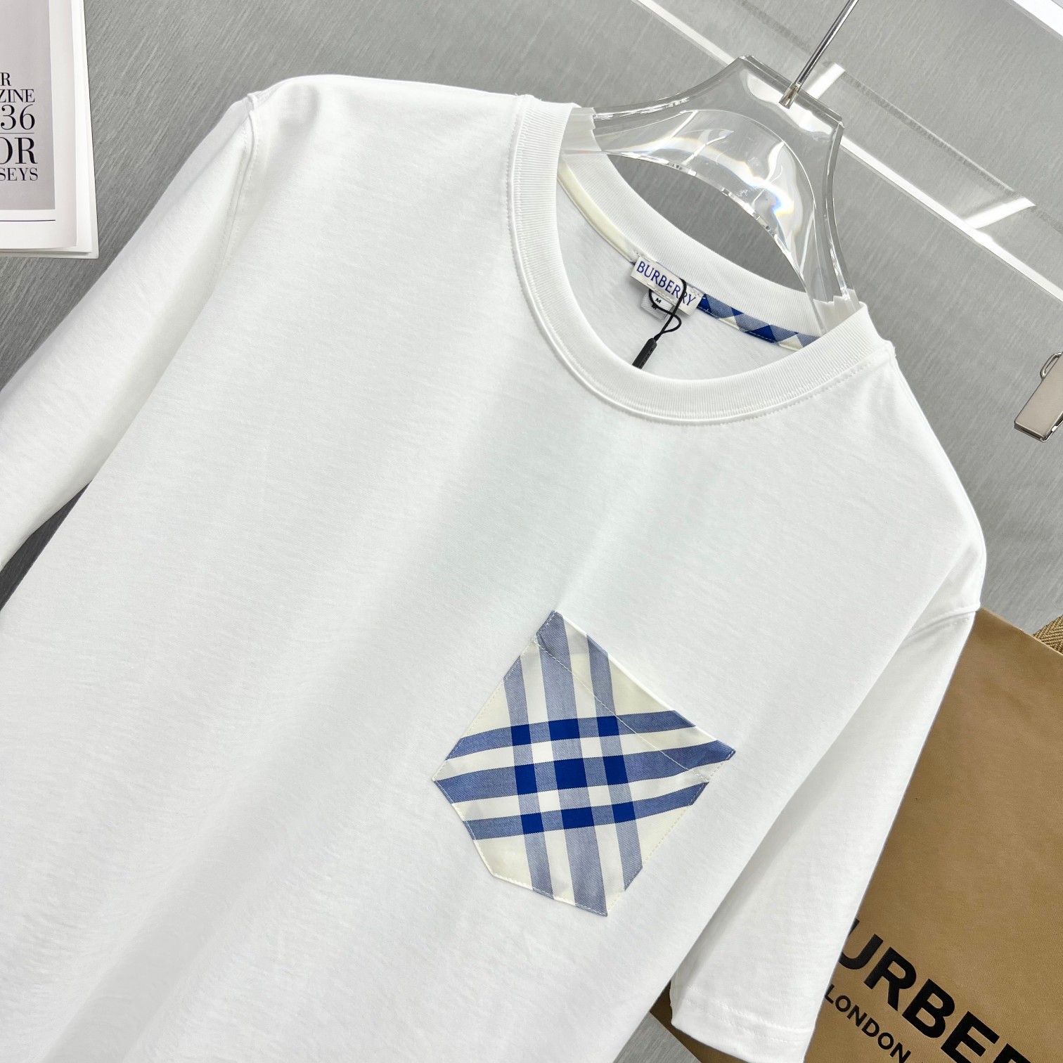 品質保証定番バーバリー新作tシャツ偽物 コットン素材 快適で通気性抜群_4